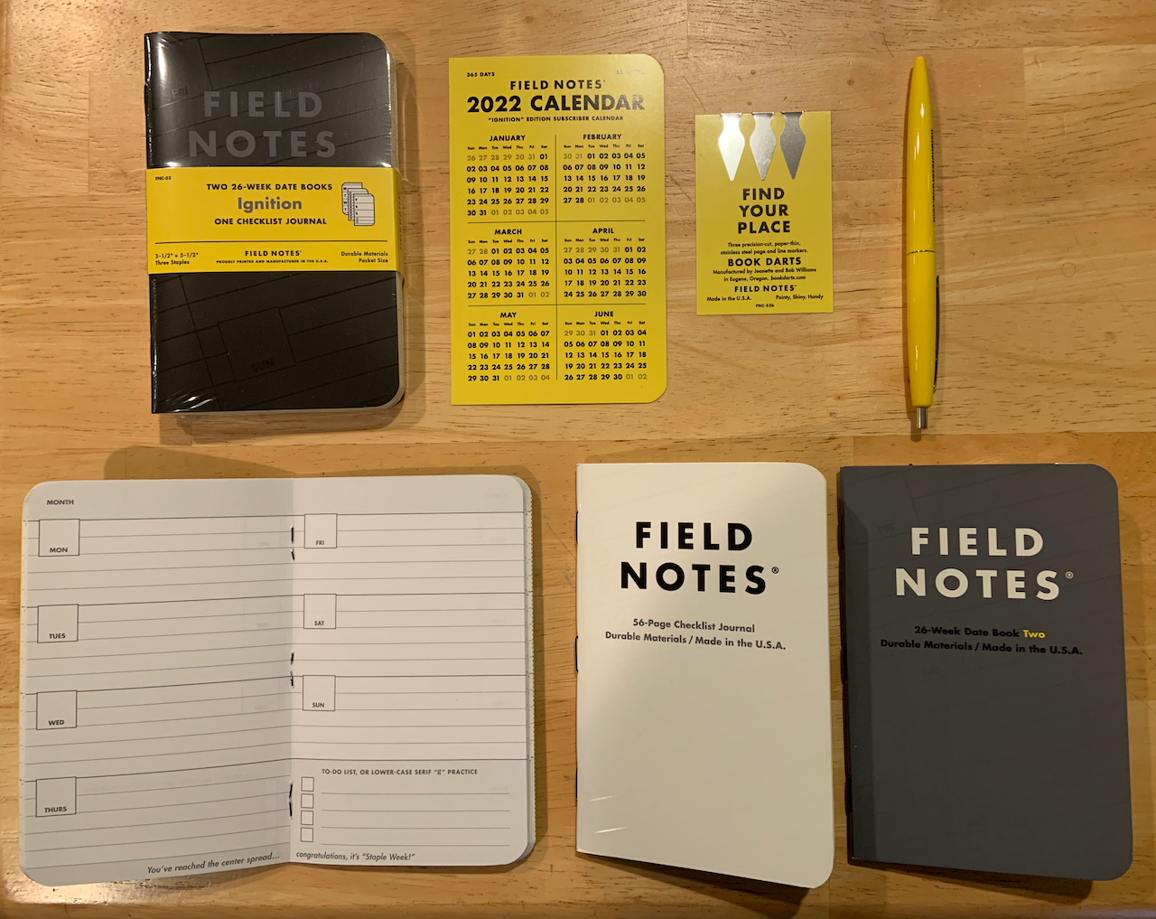 My New Field Notes “Ignition” Notebooks – Jamie Todd Rubin